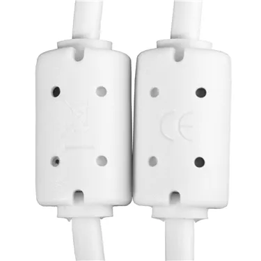 USB-кабель UDG U96001WH USB-C — USB-B, 1,5 м, білий — Феритові фільтри
