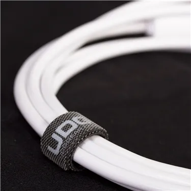USB-кабель UDG U96001WH USB-C — USB-B, 1,5 м, білий — Стяжка кабелю