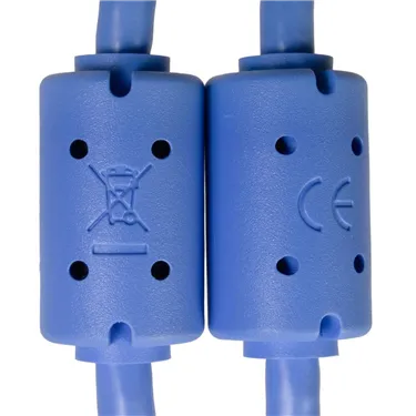 USB-кабель UDG U99001LB USB-C — USB-C, 1,5 м, синій — Феритові фільтри