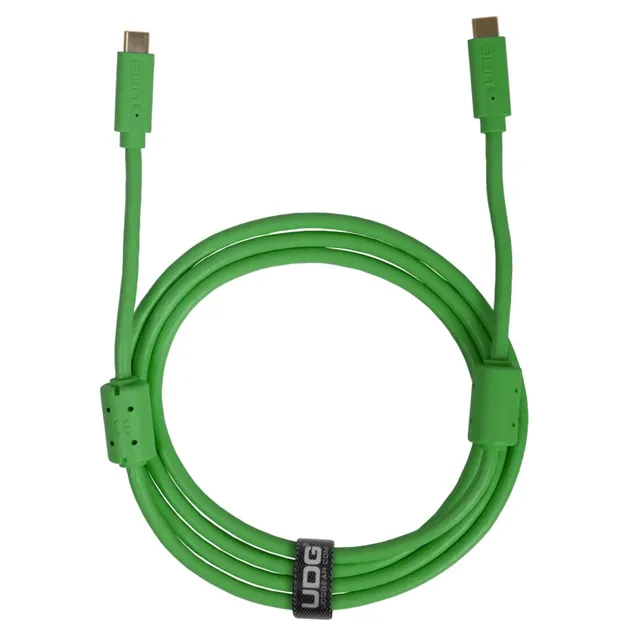 USB-кабель UDG U99001GR USB-C — USB-C, 1,5 м, зелений — Загальний вигляд