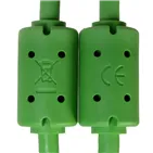 USB-кабель UDG U99001GR USB-C — USB-C, 1,5 м, зелений — Феритові фільтри
