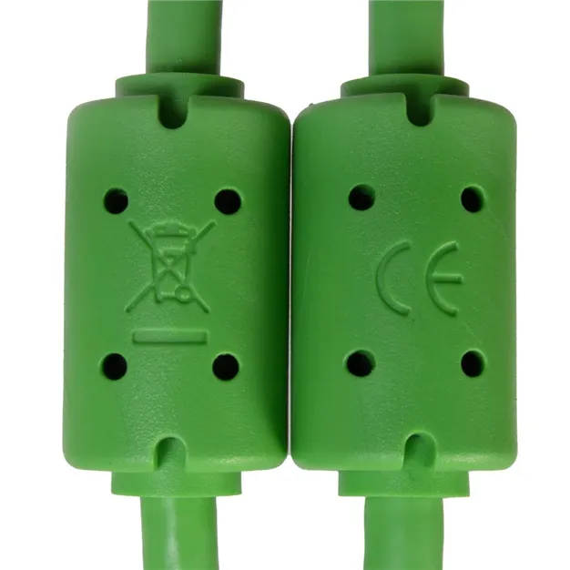 USB-кабель UDG U99001GR USB-C — USB-C, 1,5 м, зелений — Феритові фільтри