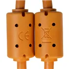 USB-кабель UDG U99001OR USB-C — USB-C, 1,5 м, помаранчевий — Феритові фільтри