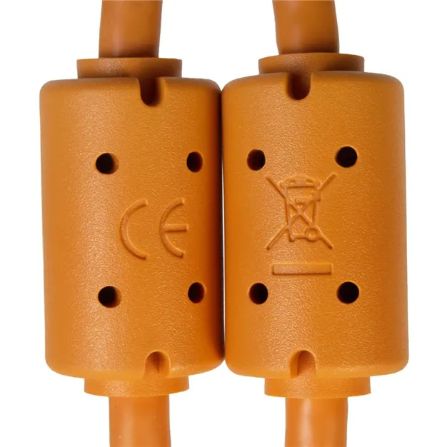 USB-кабель UDG U99001OR USB-C — USB-C, 1,5 м, помаранчевий — Феритові фільтри