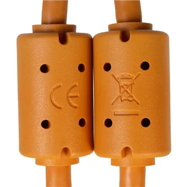 USB-кабель UDG U99001OR USB-C — USB-C, 1,5 м, помаранчевий — Феритові фільтри