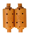 USB-кабель UDG U99001OR USB-C — USB-C, 1,5 м, помаранчевий — Феритові фільтри