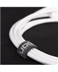 USB-кабель UDG U99001WH USB-C — USB-C, 1,5 м, білий — Стяжка кабелю