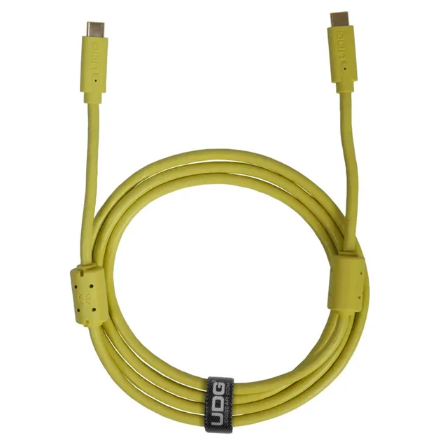 USB-кабель UDG U99001YL USB-C — USB-C, 1,5 м, жовтий — Загальний вигляд