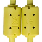 USB-кабель UDG U99001YL USB-C — USB-C, 1,5 м, жовтий — Феритові фільтри