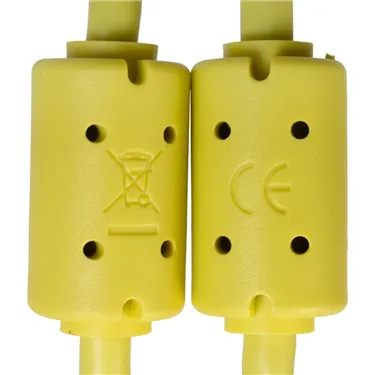 USB-кабель UDG U99001YL USB-C — USB-C, 1,5 м, жовтий — Феритові фільтри