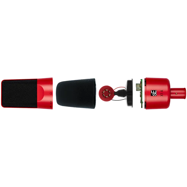 sE Electronics X1 A 2C Red/Black — конструкція мікрофона