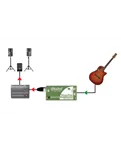 Radial StageBug SB-2 — схема підключення, зовнішнє обладнання не входить до комплекту