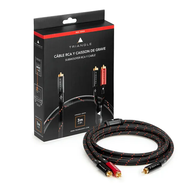 Triangle RED SUBwoofer 3 м — кабель та упаковка