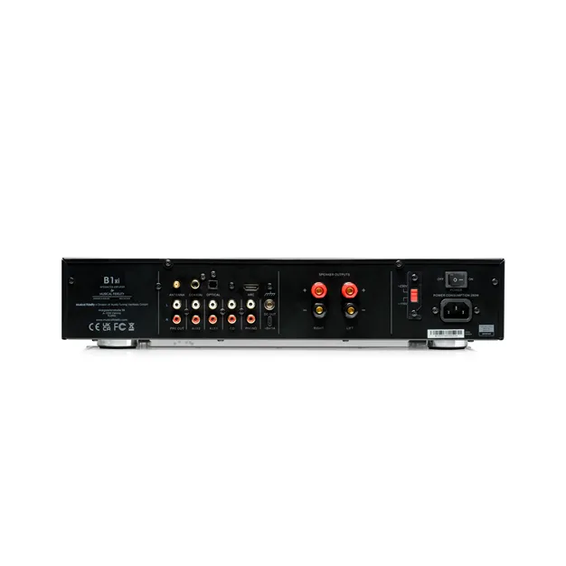 Musical Fidelity B1xi Black — вигляд ззаду