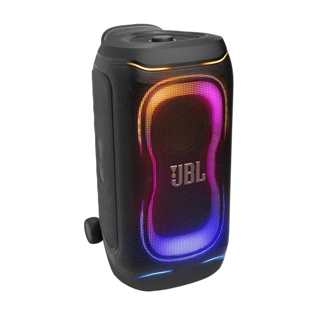 JBL PartyBox 330 — загальний вигляд із підсвічуванням