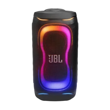 JBL PartyBox 330 — вигляд спереду з підсвічуванням