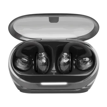 JBL Soundgear Clips Black — Відкритий зарядний футляр