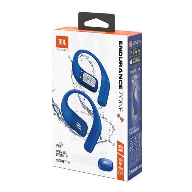 JBL Endurance Zone Blue — Упаковка