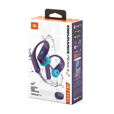 JBL Endurance Peak 4 Purple — Упаковка