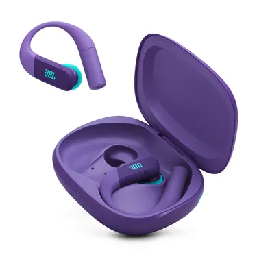 JBL Endurance Peak 4 Purple — Відкритий зарядний футляр