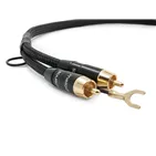 Melodika MDPHD15 Black Edition 1,5 м — Роз’єми RCA та заземлення