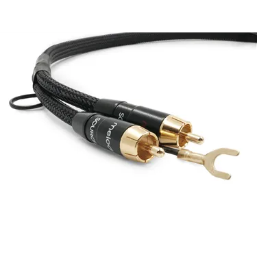 Melodika MDPHD15 Black Edition 1,5 м — Роз’єми RCA та заземлення