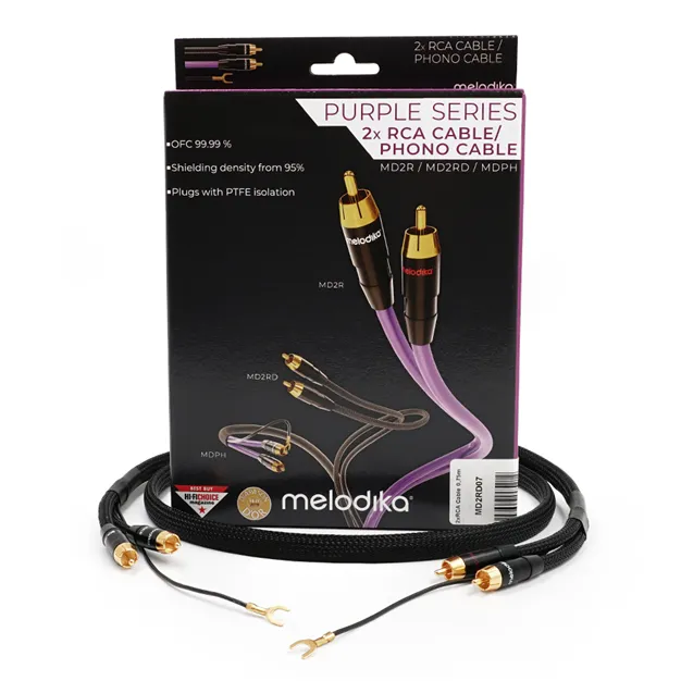 Melodika MDPHD15 Black Edition 1,5 м — Кабель та упаковка