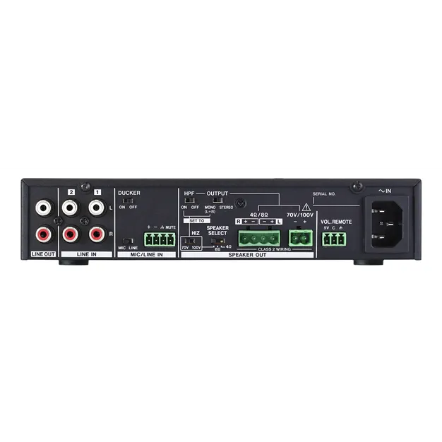 TASCAM MA-BT240 — задня панель і роз’єми