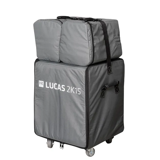 HK Audio LUCAS 2K15 Roller Bag — сірий комплект, вигляд під кутом