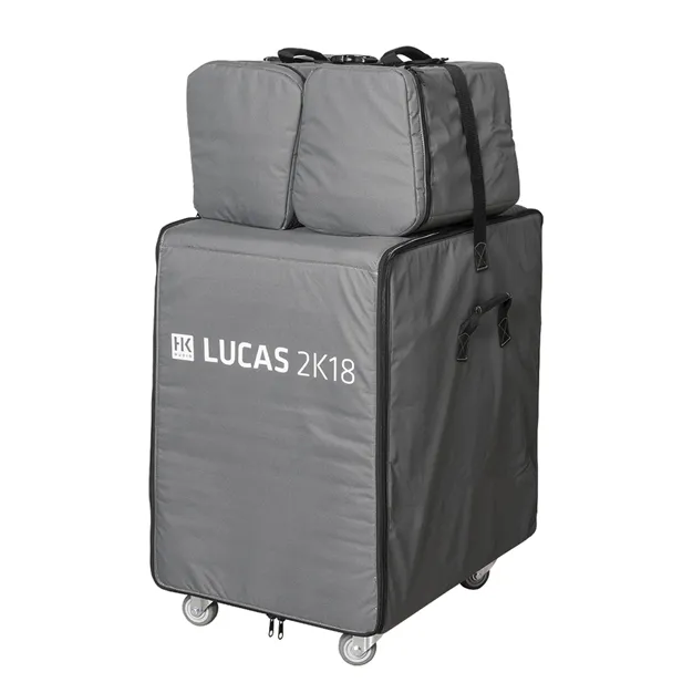 HK Audio LUCAS 2K18 Roller Bag — сірий комплект, вигляд під кутом