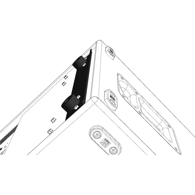 HK Audio L Sub 4000 Dolly Board — схема кріплення платформи