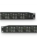 LD Systems HPA 6 — роз’єми передньої та задньої панелей