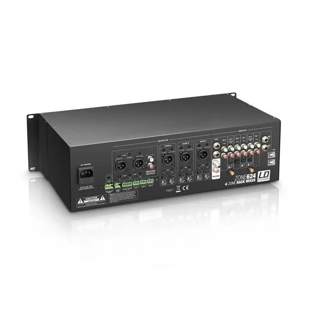 LD Systems ZONE 624 — задня панель
