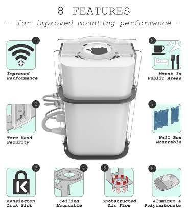 Limited Edition Black AirBase - Wall/Ceiling Mount для Apple AirPort Extreme & Time Capsule