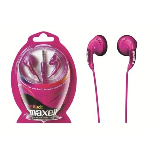 Навушники Maxell Colour Budz Pink Навушники Maxell Colour Budz Pink