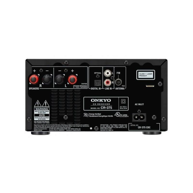 CD-міні система з Bluetooth Onkyo CS-375D Black CD-міні система з Bluetooth Onkyo CS-375D Black