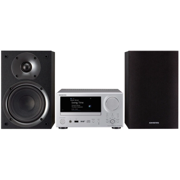 Мережа MultiRoom CD-міні система Onkyo CS-N575D Silver-Black