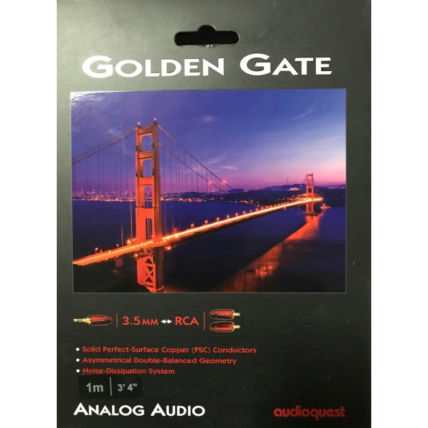AudioQuest Golden Gate 3.5m - RCA 1м AudioQuest Golden Gate 3.5m - RCA 1м