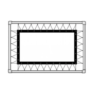 Екран AV Screen прямої проекції на люверсах