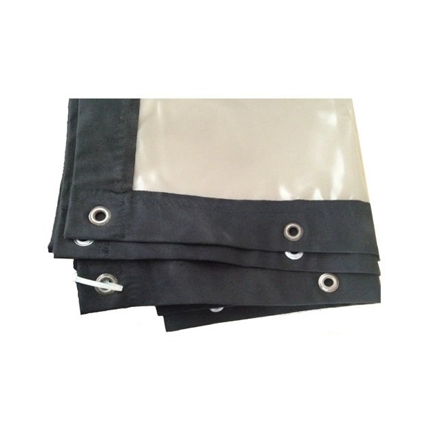 Екран AV Screen прямої проекції на люверсах із полотна біломатового