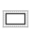 Screen AV Screen direct projection on grommets made of white matt fabric