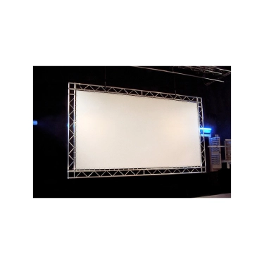 Екран AV Screen прямої проекції на люверсах із полотна біломатового