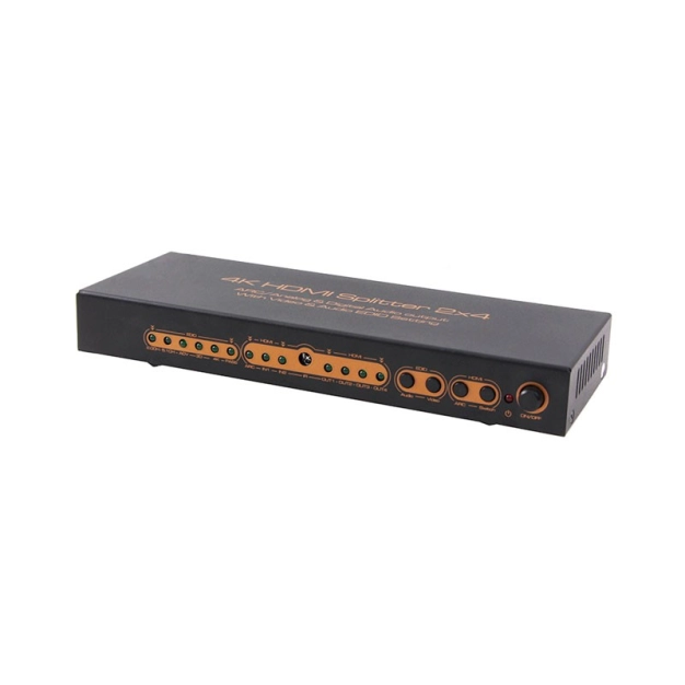 Спліттер 2x4 з аудіоекстрактором 4К AirBase K-SP24A4K