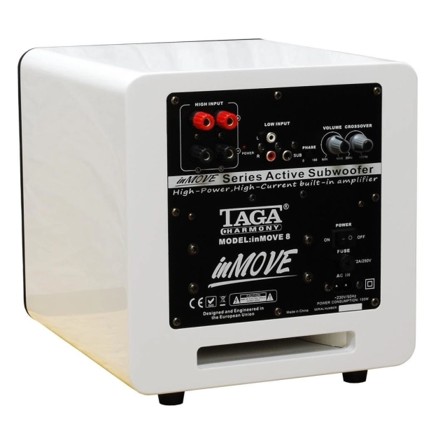 Сабвуфер Taga Harmony inMOVE 8 High Gloss White Сабвуфер Taga Harmony inMOVE 8 High Gloss White