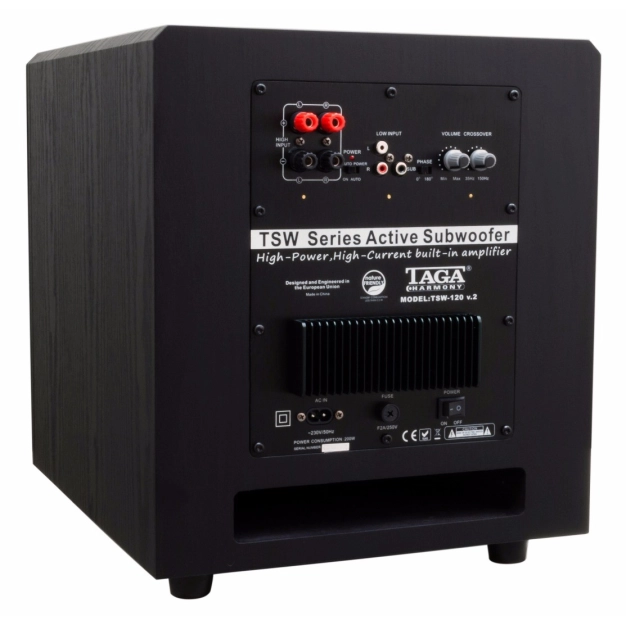 Сабвуфер Taga Harmony TSW-120 v.2 Black