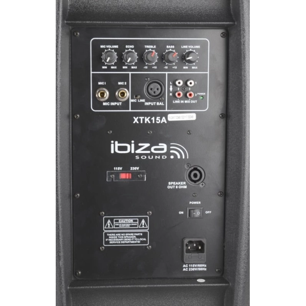 Активна акустична система IBIZA XTK15A