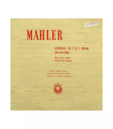 LP Gustav Mahler - Symphony No 2 "The Resurrection"