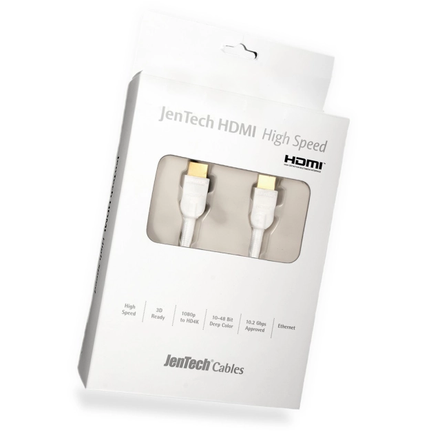 SUPRA HDMI HIGH SPEED ETHERNET WHITE 1M