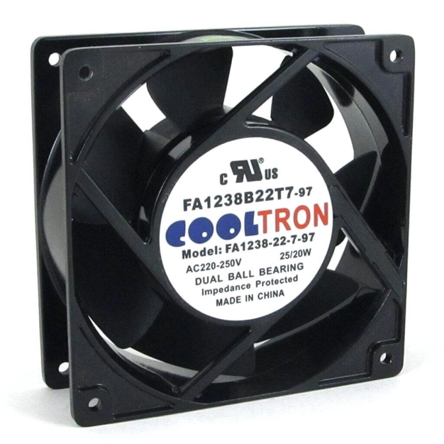 вентилятор 230V AC Cooltron Fan 120mm x 38mm High Speed