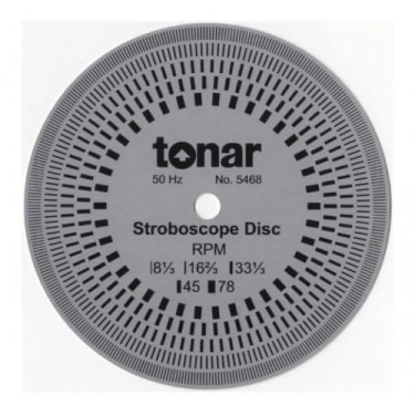 Стробоскопічний диск: Tonar 10cm Aluminium Stroboscopic Disc